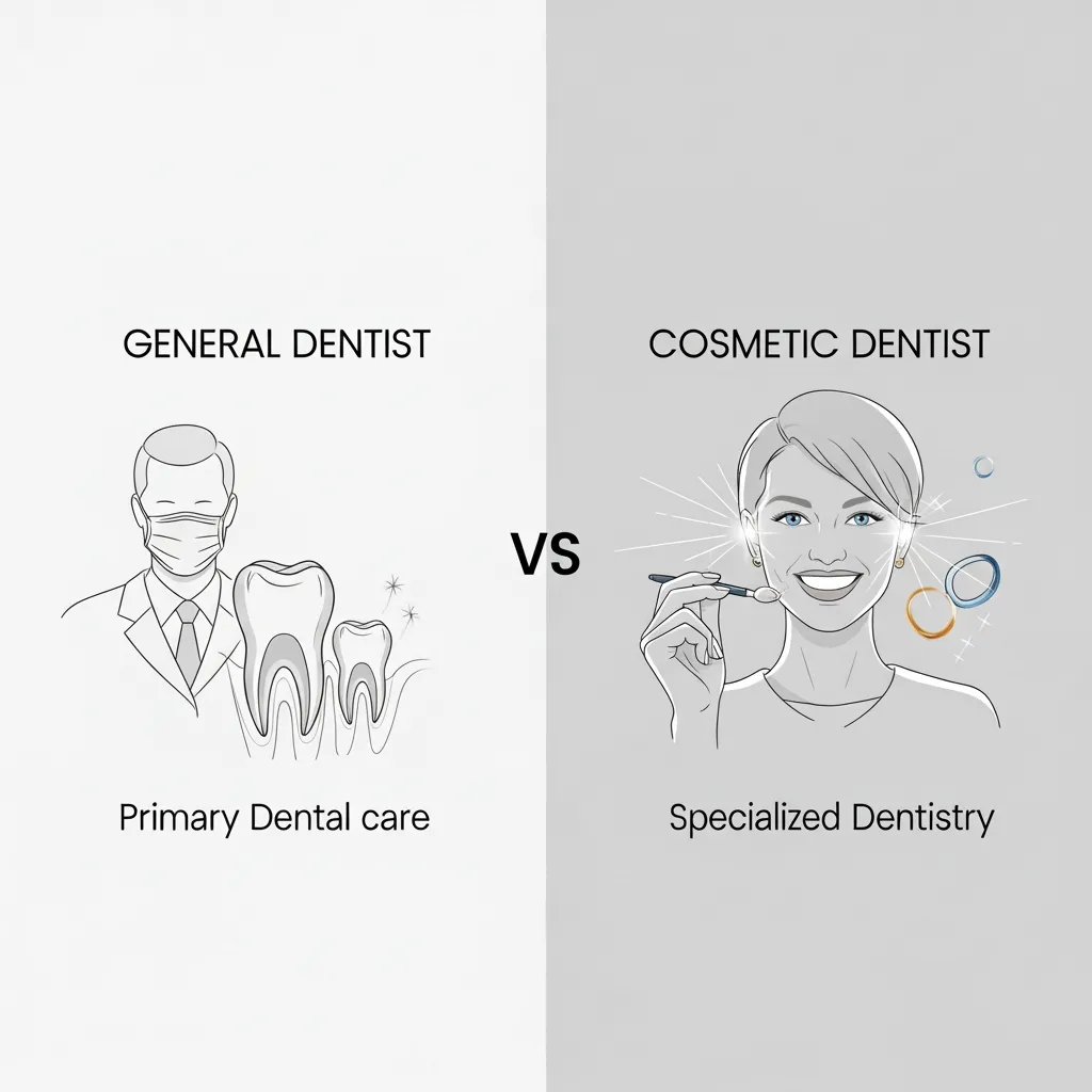 Patient talking to a cosmetic dentist