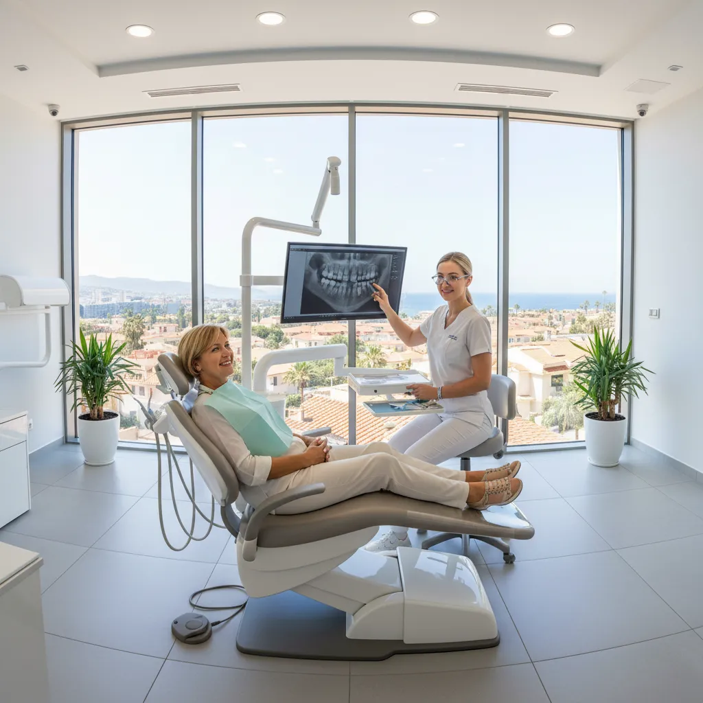 Patient weighing up dental care costs in the UK and abroad