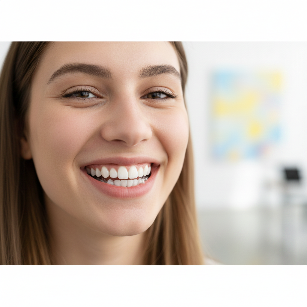How to Get a Perfect Smile, often involving discreet clear orthodontic aligners for optimal dental alignment