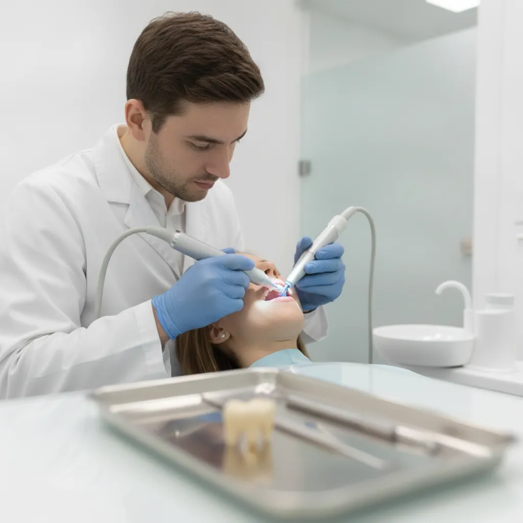 Dental Crowns UK: Modern digital scanning to accurately create custom temporary crowns for patients