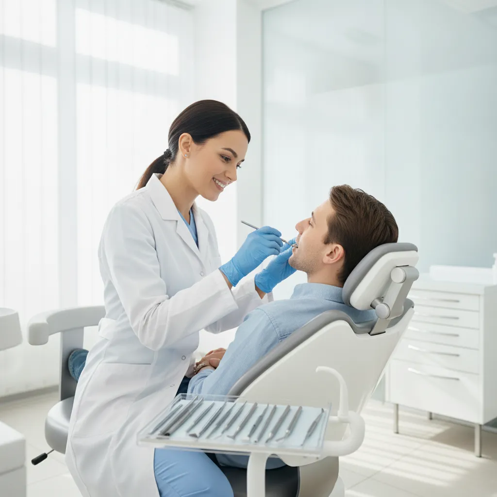 Smile Makeover UK begins with an essential comprehensive initial oral examination by a dental professional