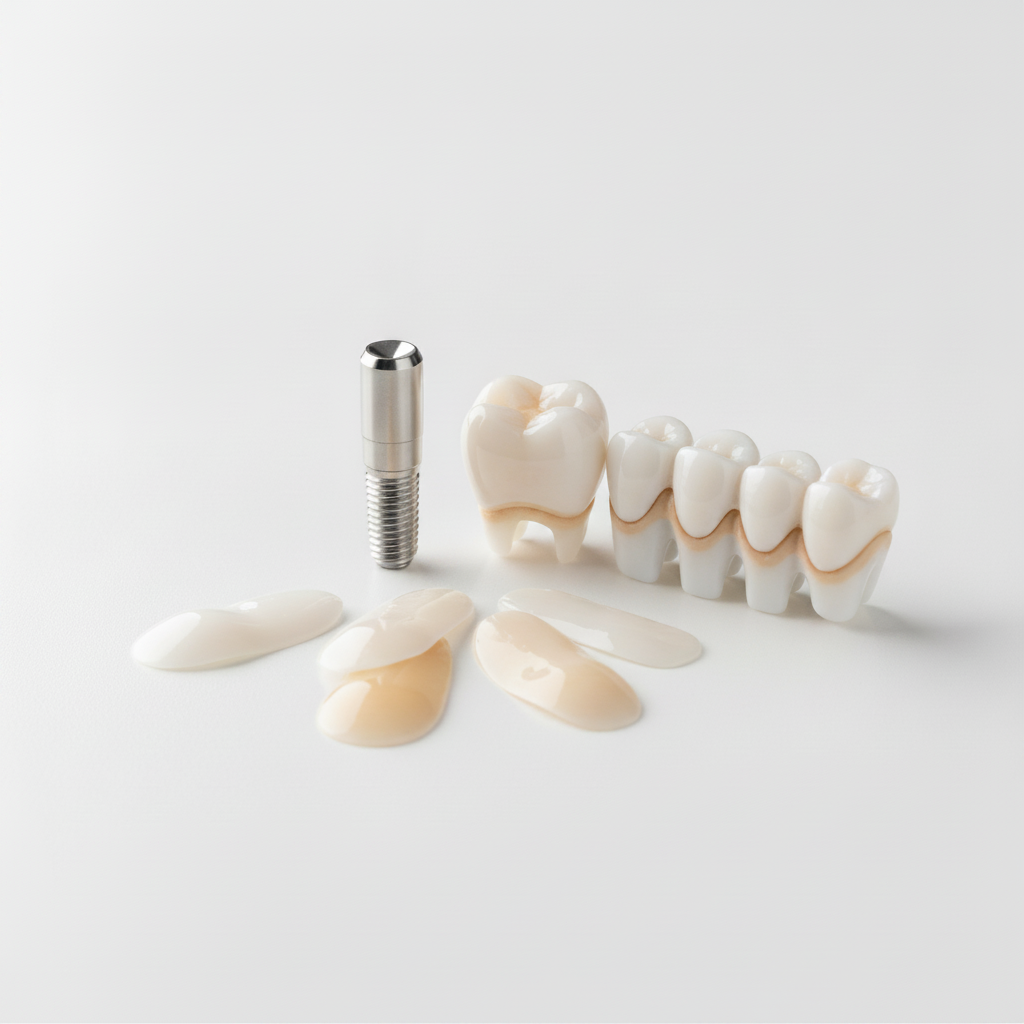 Full Mouth Restoration UK Guide: Explore the diverse range of dental components used in comprehensive treatments